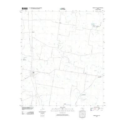 2010 Map of North Zulch, 2010 Print