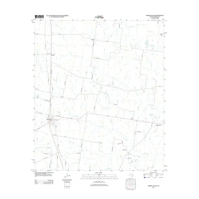 2013 Map of North Zulch, 2013 Print