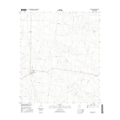 2016 Map of North Zulch, 2016 Print