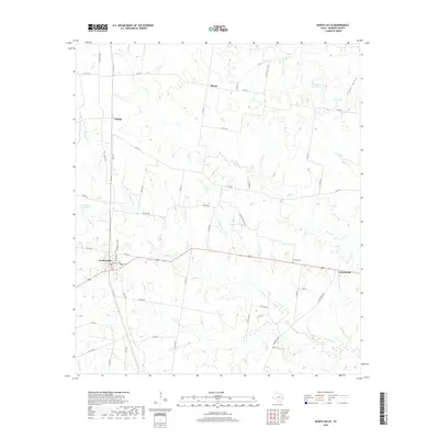 2019 Map of North Zulch, 2019 Print