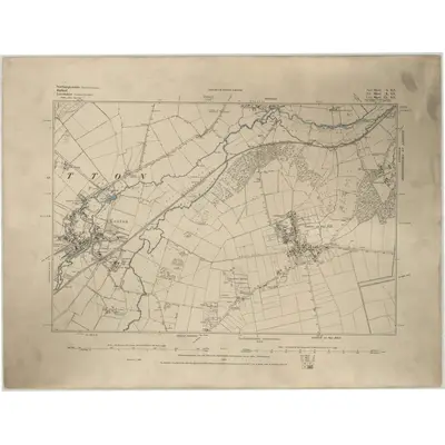 1885 Map of Northamptonshire I.SE