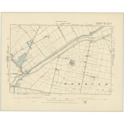 1886 Map of Northamptonshire III.NE