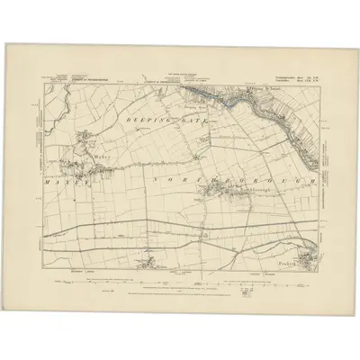 1886 Map of Northamptonshire III.NW