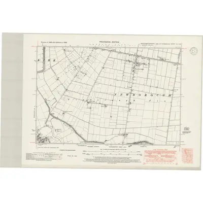 1938 Map of Northamptonshire III.SE, 1947 Print