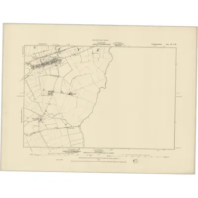 1886 Map of Northamptonshire IX.NW