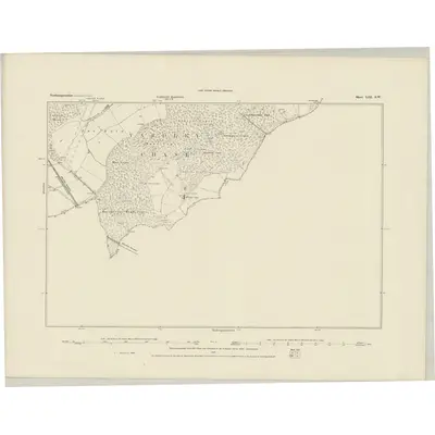 1883 Map of Northamptonshire LIII.SW, 1884 Print
