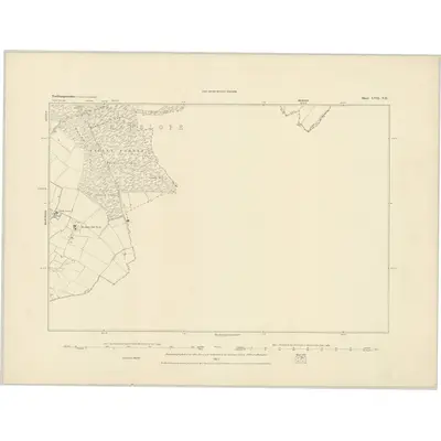 1882 Map of Northamptonshire LVII.NE, 1883 Print