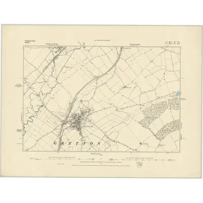 1885 Map of Northamptonshire XI.NE