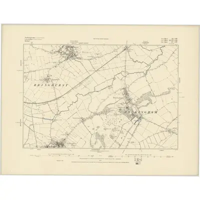 1885 Map of Northamptonshire XI.SW
