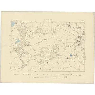 1885 Map of Northamptonshire XII.NE