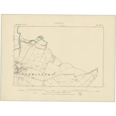1885 Map of Northamptonshire XIII.SE
