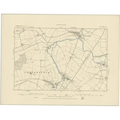 1885 Map of Northamptonshire XIII.SW