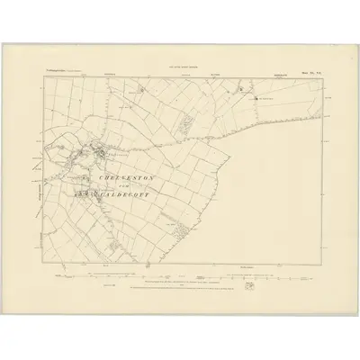 1884 Map of Northamptonshire XL.NE
