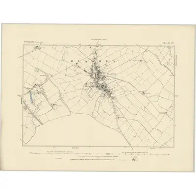 1884 Map of Northamptonshire XL.SW