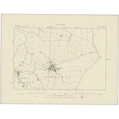 1883 Map of Northamptonshire XLVI.SE, 1884 Print