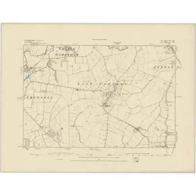 1885 Map of Northamptonshire XV.SE
