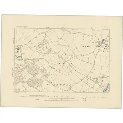 1885 Map of Northamptonshire XVIII.SE