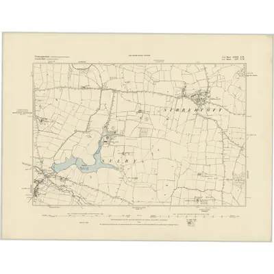 1884 Map of Northamptonshire XXIII.NW, 1885 Print
