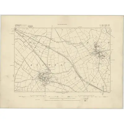 1884 Map of Northamptonshire XXIX.SW