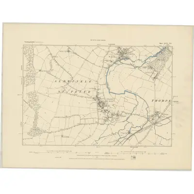 1885 Map of Northamptonshire XXVI.NE