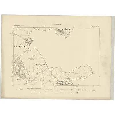 1885 Map of Northamptonshire XXVII.NE