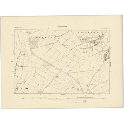 1884 Map of Northamptonshire XXXI.NE