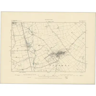 1884 Map of Northamptonshire XXXII.SE