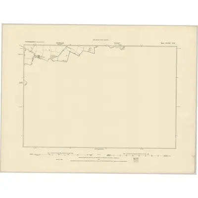 1884 Map of Northamptonshire XXXIV.NW, 1885 Print