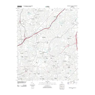 2011 Map of Northeast Atlanta, 2011 Print