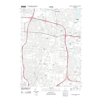2010 Map of Northeast Columbus, 2010 Print