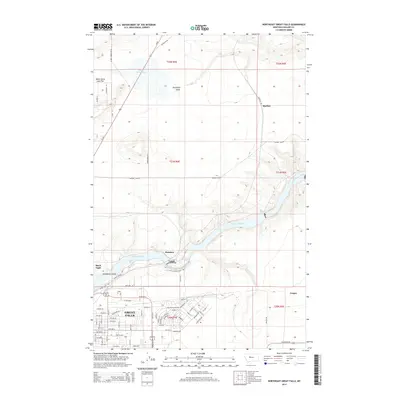 2014 Map of Northeast Great Falls, 2014 Print