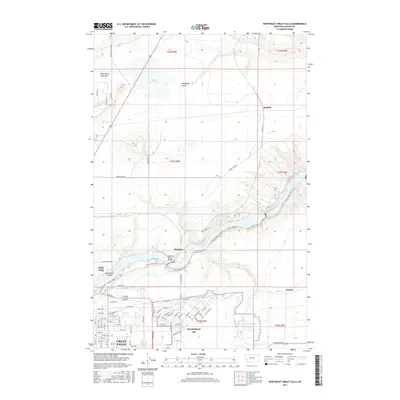 2017 Map of Northeast Great Falls, 2017 Print
