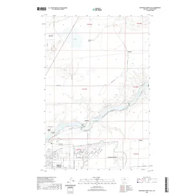 2020 Map of Northeast Great Falls, 2020 Print