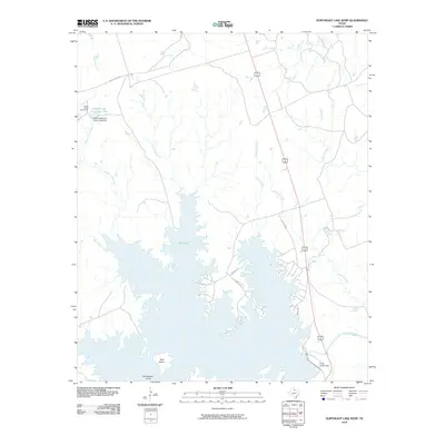 2010 Map of Northeast Lake Kemp, 2010 Print