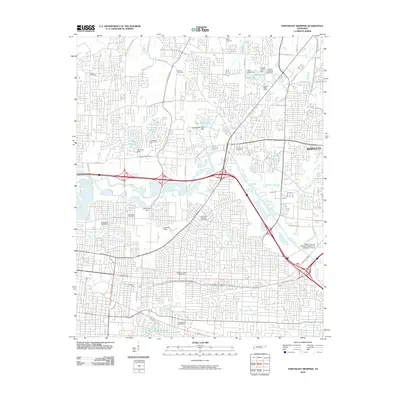2010 Map of Northeast Memphis, 2010 Print