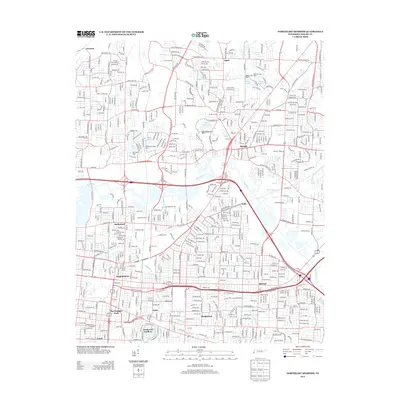 2013 Map of Northeast Memphis, 2013 Print