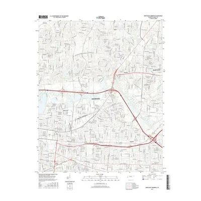 2016 Map of Northeast Memphis, 2016 Print