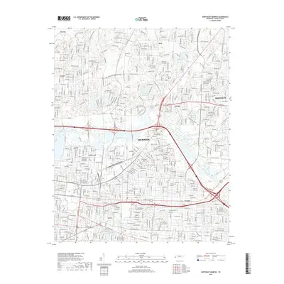 2019 Map of Northeast Memphis, 2019 Print