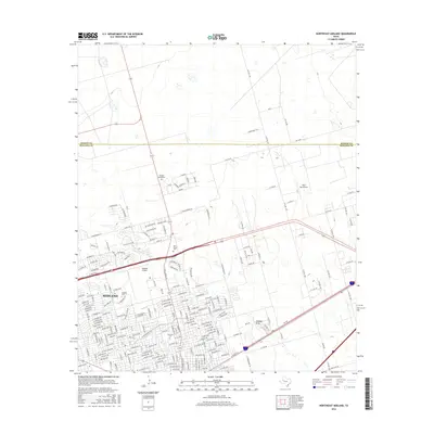 2016 Map of Northeast Midland, 2016 Print