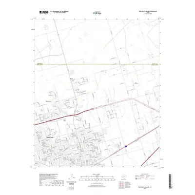 2019 Map of Northeast Midland, 2019 Print