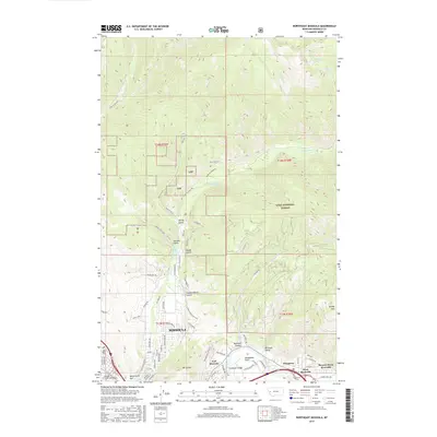2017 Map of Northeast Missoula, 2017 Print