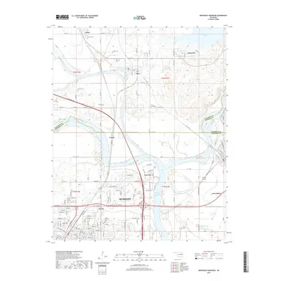 2018 Map of Northeast Muskogee, 2018 Print