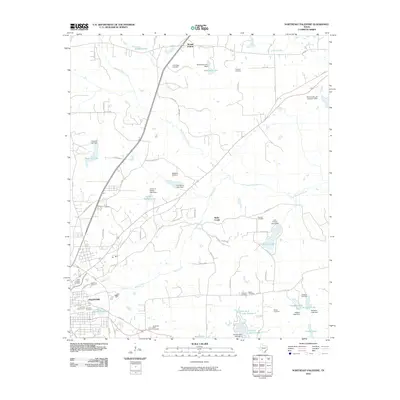 2010 Map of Northeast Palestine, 2010 Print