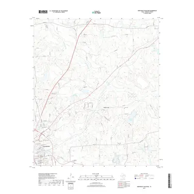 2019 Map of Northeast Palestine, 2019 Print