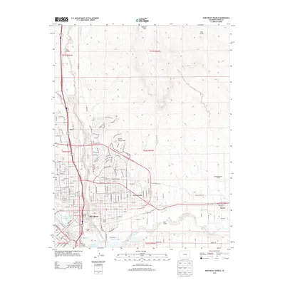 2013 Map of Northeast Pueblo, 2013 Print