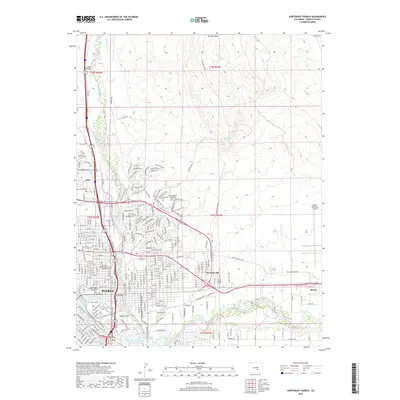 2019 Map of Northeast Pueblo, 2019 Print