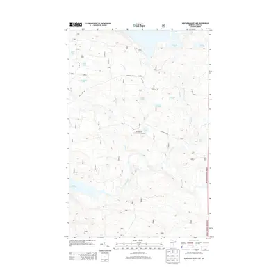 2013 Map of Northern Light Lake, 2013 Print