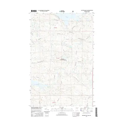 2016 Map of Northern Light Lake, 2016 Print