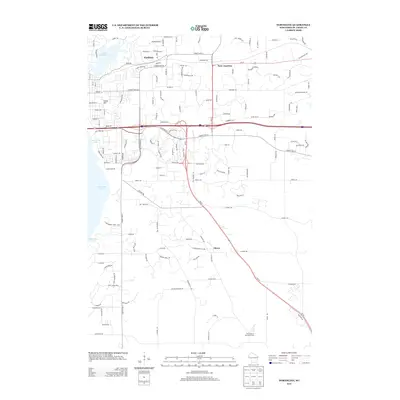 2013 Map of Northline, 2013 Print