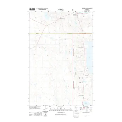 2013 Map of Northome South, 2013 Print